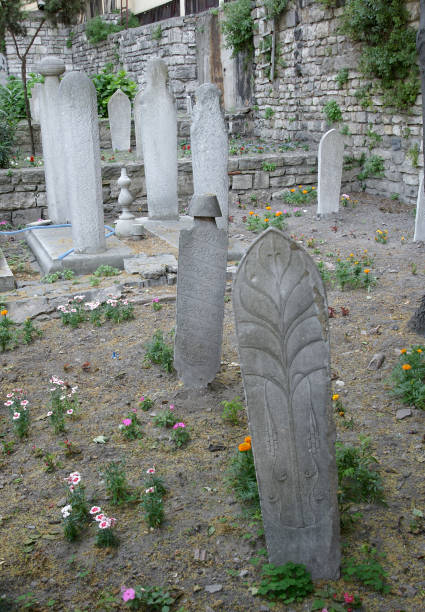 istock Old Ottoman Tombstones - Istanbul - TURKEY 1448586028