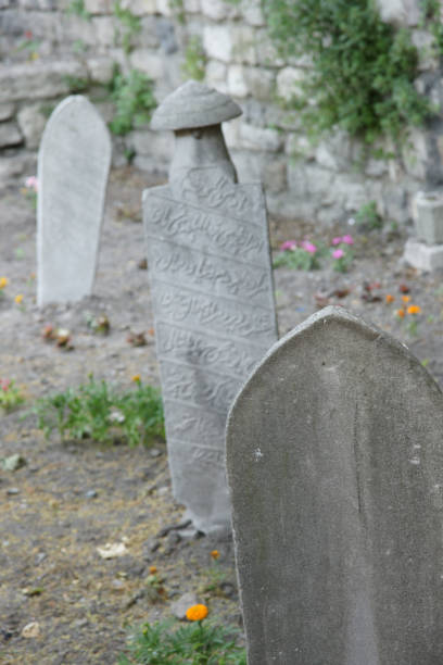 istock Old Ottoman Tombstones - Istanbul - TURKEY 1448586099