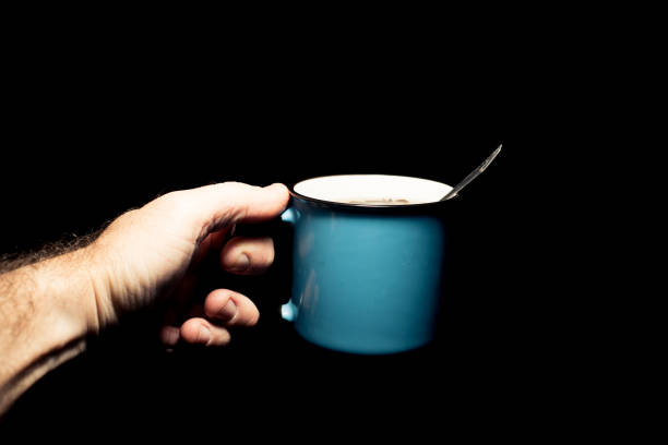 istock a cup of tea, coffee, Christmas garlands 1448588230