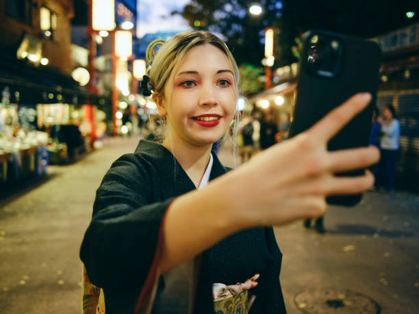 istock Young Woman Exploring Tokyo Japan 1448592677