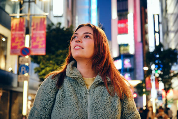 istock Young Woman Exploring Tokyo Japan 1448593102