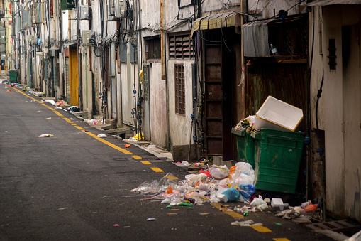 Residential area in Kuala Lumpur, Malaysia