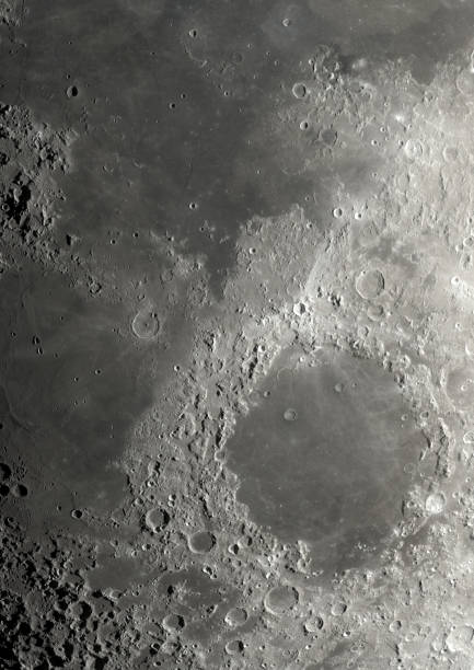 istock lunar surface detail on transparent background - maps from Nasa 1448605707
