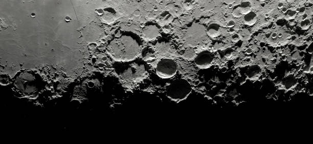 istock lunar surface detail on transparent background - maps from Nasa 1448605732