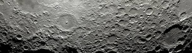 lunar surface detail on transparent background - maps from Nasa
