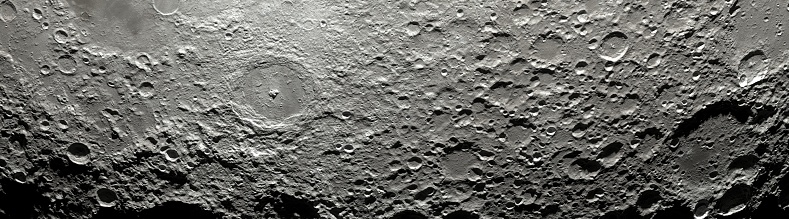 lunar surface detail on transparent background - 3D rendering - maps from Nasa\nhttps://svs.gsfc.nasa.gov/cgi-bin/details.cgi?aid=4720