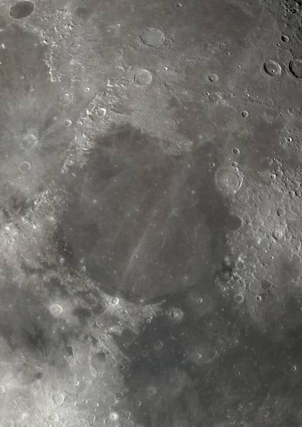 istock lunar surface detail on transparent background - maps from Nasa 1448605809