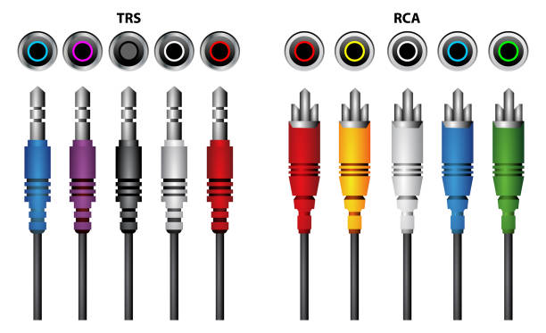 anschluss usb 3 - av equipment stock-grafiken, -clipart, -cartoons und -symbole