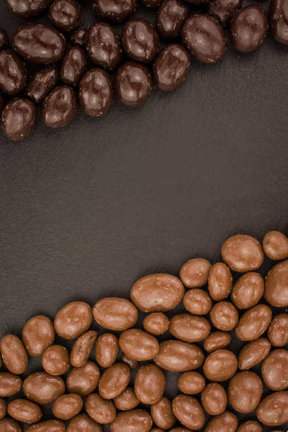istock Close up of raisins covered in chocolate. 1448612959