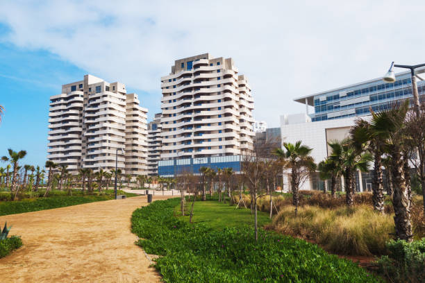 istock modern buildings from the park - Casablanca - Morocco 1448618589