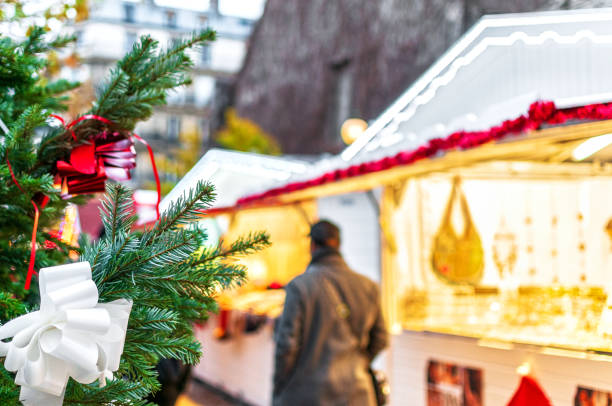 istock Christmas market in Paris 1448629979