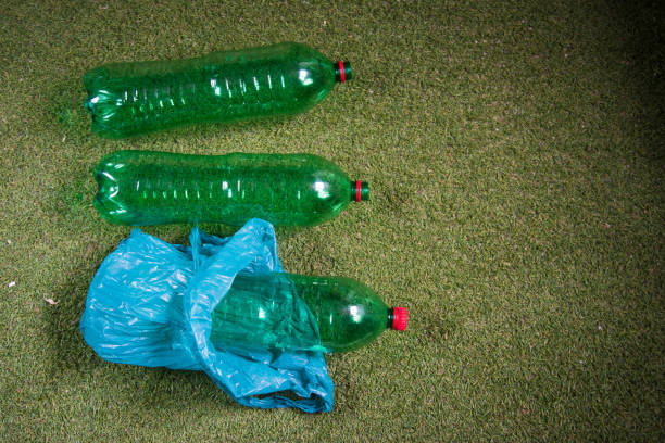 istock plastic bottle for recycling on top of grass 1448653510