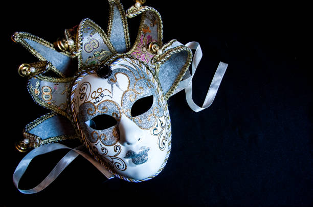 istock Beautiful colorful carnival mask 1448654484