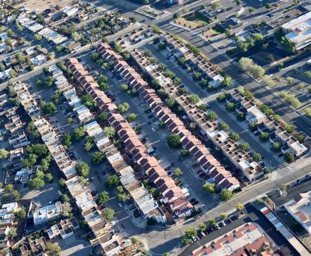 Rows Of Houses In Albuquerque