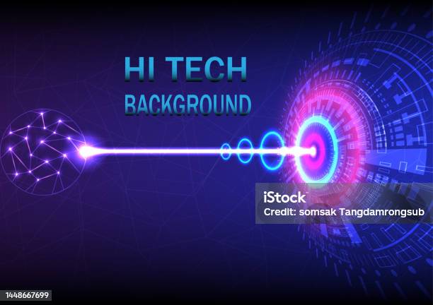 Hi Tech Form Hi Tech Background005 Stock Illustration - Download Image Now ...