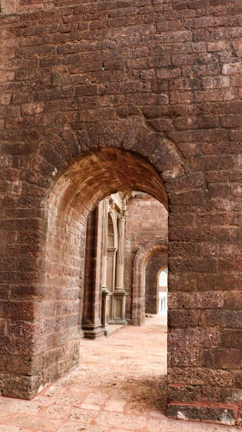 istock ruins of an old stone arches 1448673729