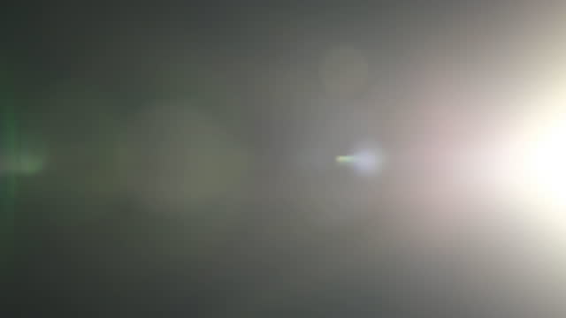 Real lens flare on a black background