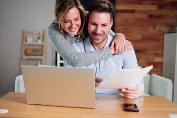 istock Happy Celebrate Doing Tax And Budget 1448682092