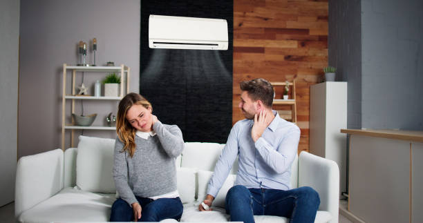 istock Sick Couple Having Cold And Sore Throat 1448682624