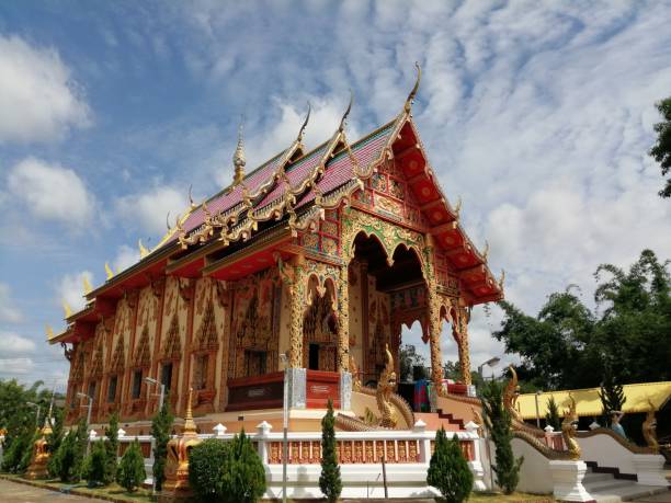 istock Local temple in Lampang, Thailand. 1448684147