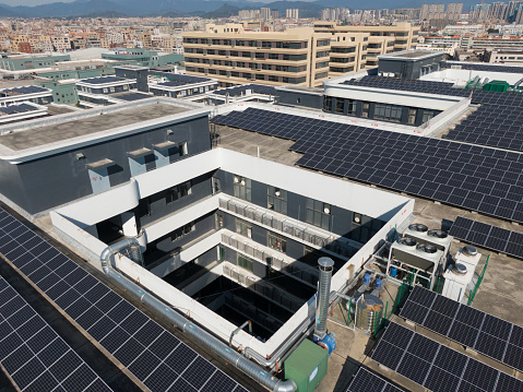 Roof space harnesses solar power