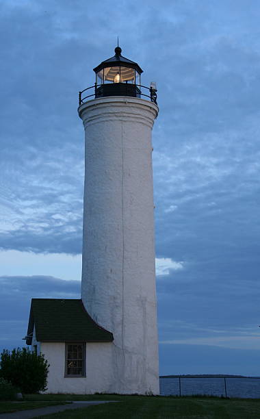 Tibbetts Point Lighthouse stock photo