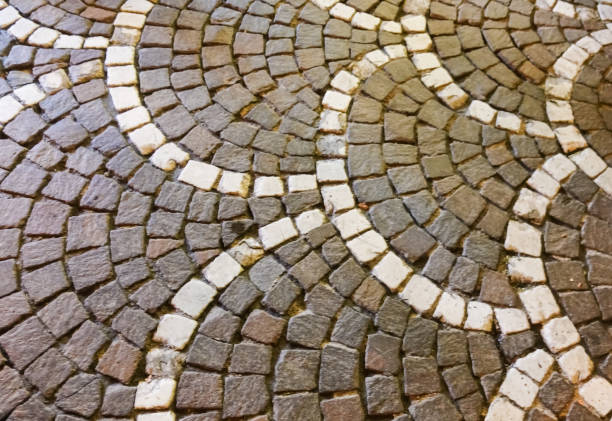 istock pedestrian zone with various cobblestones in a city detailed 1448694092