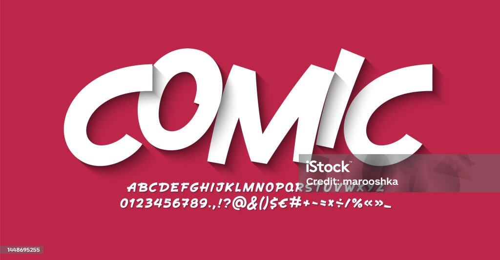 Comic Handwritten Font Script Alphabet Calligraphy Cursive Typeface ...