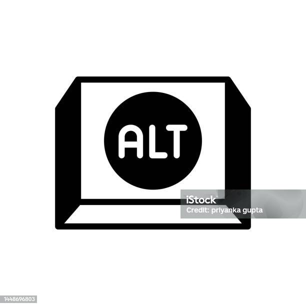Alt Control Forcontact Icon Alt Shortcut Key Stock Illustration - Download Image Now - Control ...