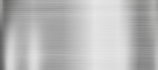 Silver texture, steel panoramic background template - Vector illustration