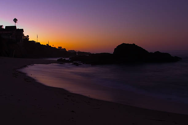 California Coast Sunrise stock photo