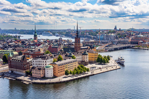 istock Hot summer day in Stockholm 1448705539