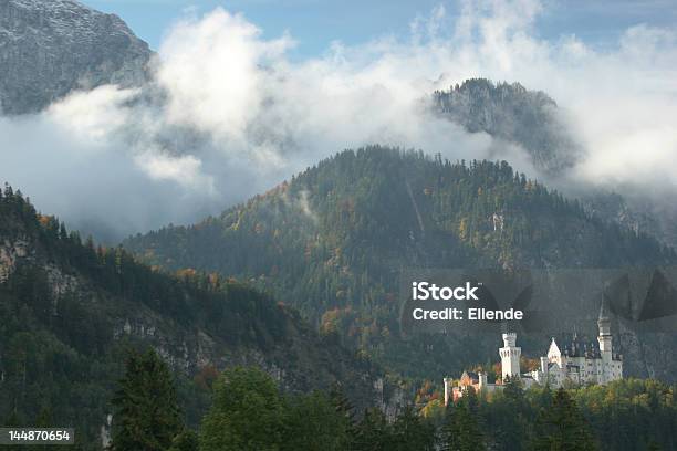 Mountain Castle Stock Photo - Download Image Now - Neuschwanstein Castle, Castle, Germany