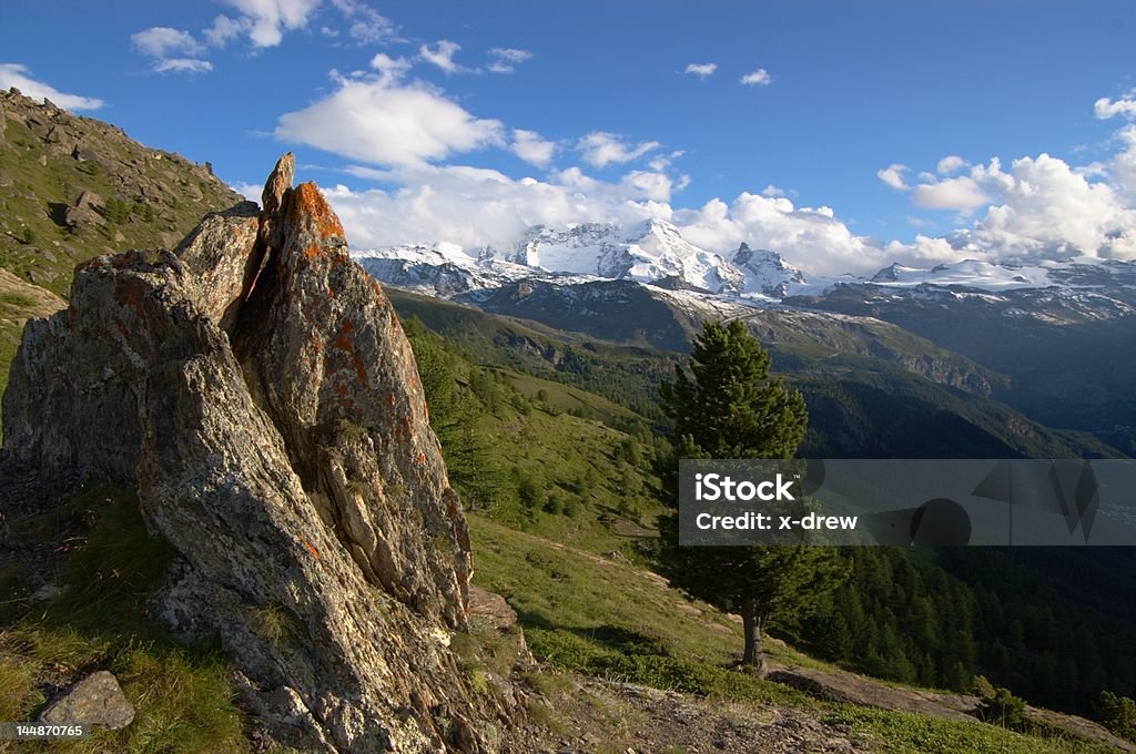 Paisaje de verano de alta montaña - Foto de stock de Aire libre libre de derechos