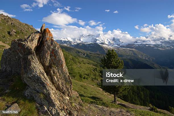 Wysoka Góra Krajobraz Lato - zdjęcia stockowe i więcej obrazów Alpy - Alpy, Alpy Szwajcarskie, Bez ludzi