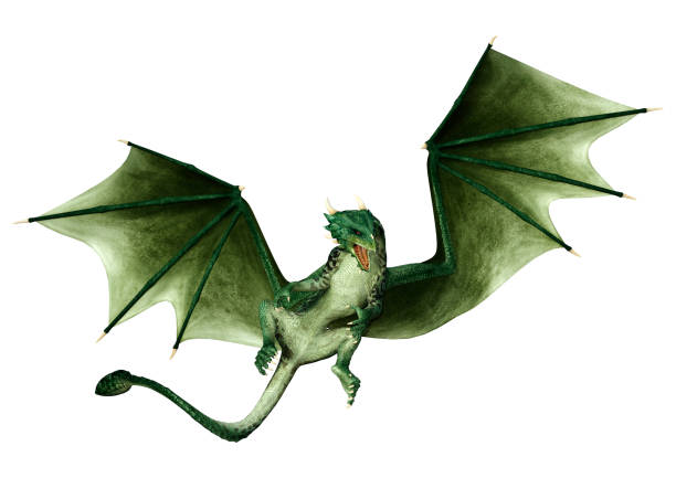 istock 3D Rendering Fairy Tale Dragon on White 1448711608