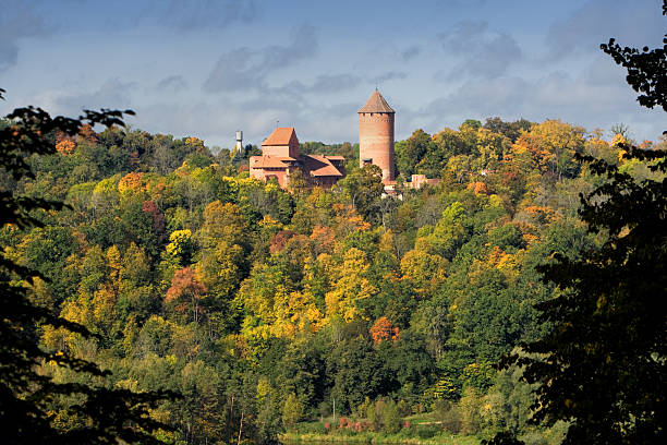 istock A view of Turaida castle in the spring 144871405