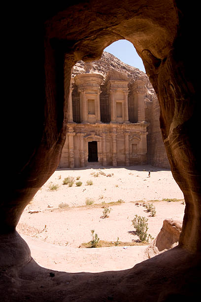 istock The Monastery Al-Deir at Petra Jordan 144871415