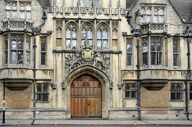 université d'oxford, brasenose college le devant. - animal body photos et images de collection