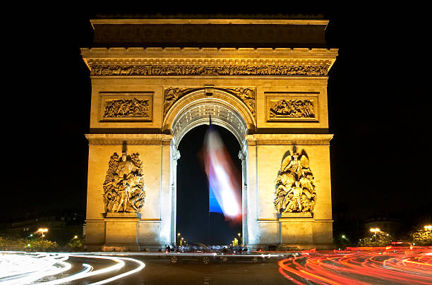 istock arch du triomph of Paris 144871780