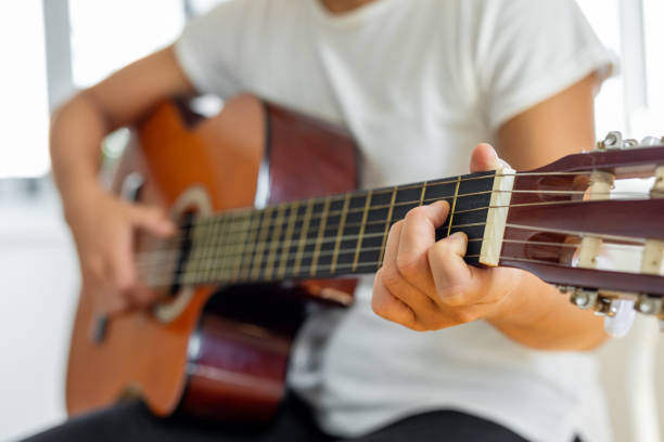 istock Talented artist musician making music 1448718699