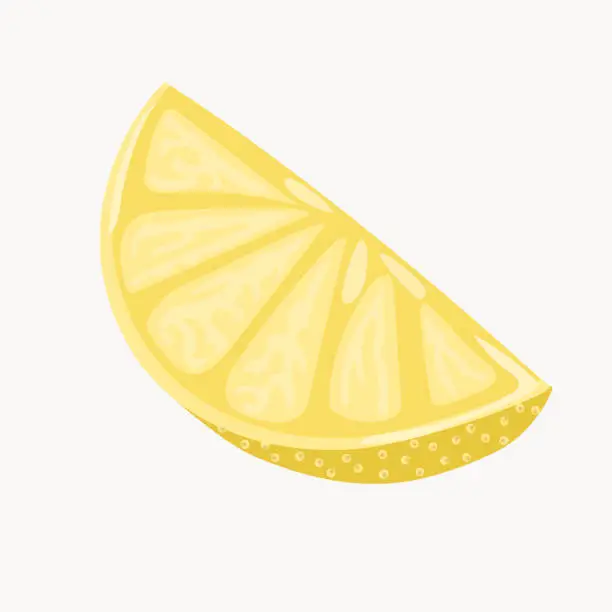 Vector illustration of Let's Cook Healthy Food, Lemon