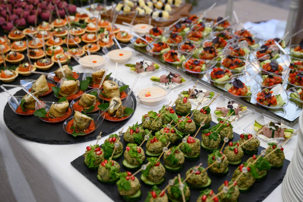 istock Catering Food Wedding Event Table 1448725980