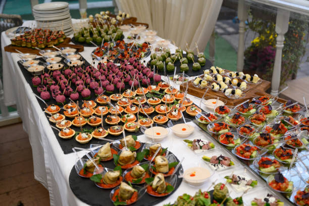 istock Catering Food Wedding Event Table 1448725981