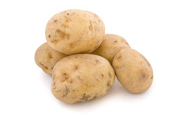 nice de pommes de terre - raw potato organic human skin food photos et images de collection