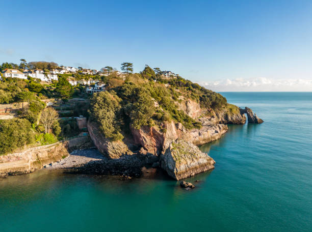 istock Coastline at London Bridge Arch in Torquay 1448736497