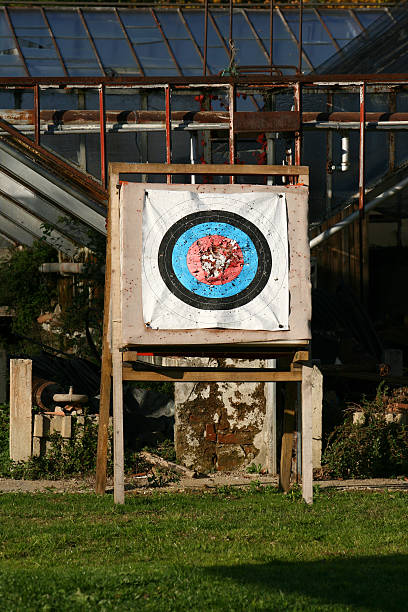 archery target stock photo