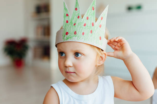 Adorable little princess with a crown