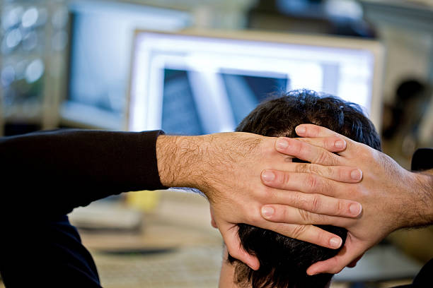 business man working stock photo