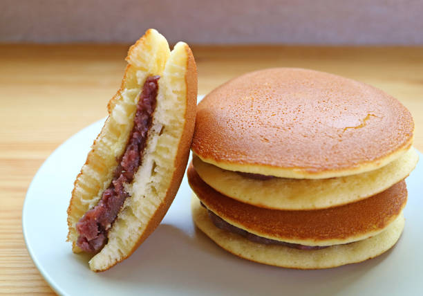 Dorayaki, a Popular Japanese Azuki Bean Paste(Anko) Filled Confections